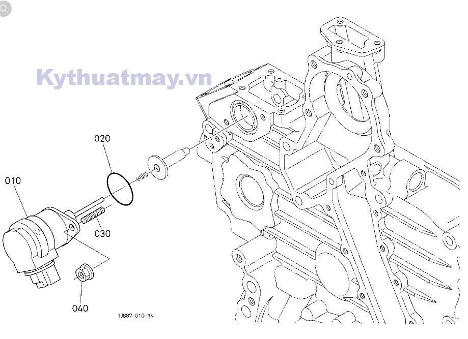 Cụm điện tắt máy solenoi